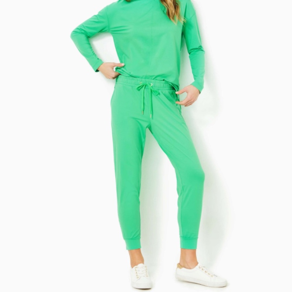 Lilly Pulitzer Lillabeth Jogger Pants Size  Extra Large in Spearmint NWT